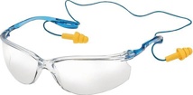 Safety goggles ToraCCS EN 166 blue arms, clear lens polycarbonate 3M