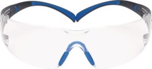 Safety goggles SecureFit-SF400 EN 166-1FT grey-blue arms, clear lens polycarbonate 3M